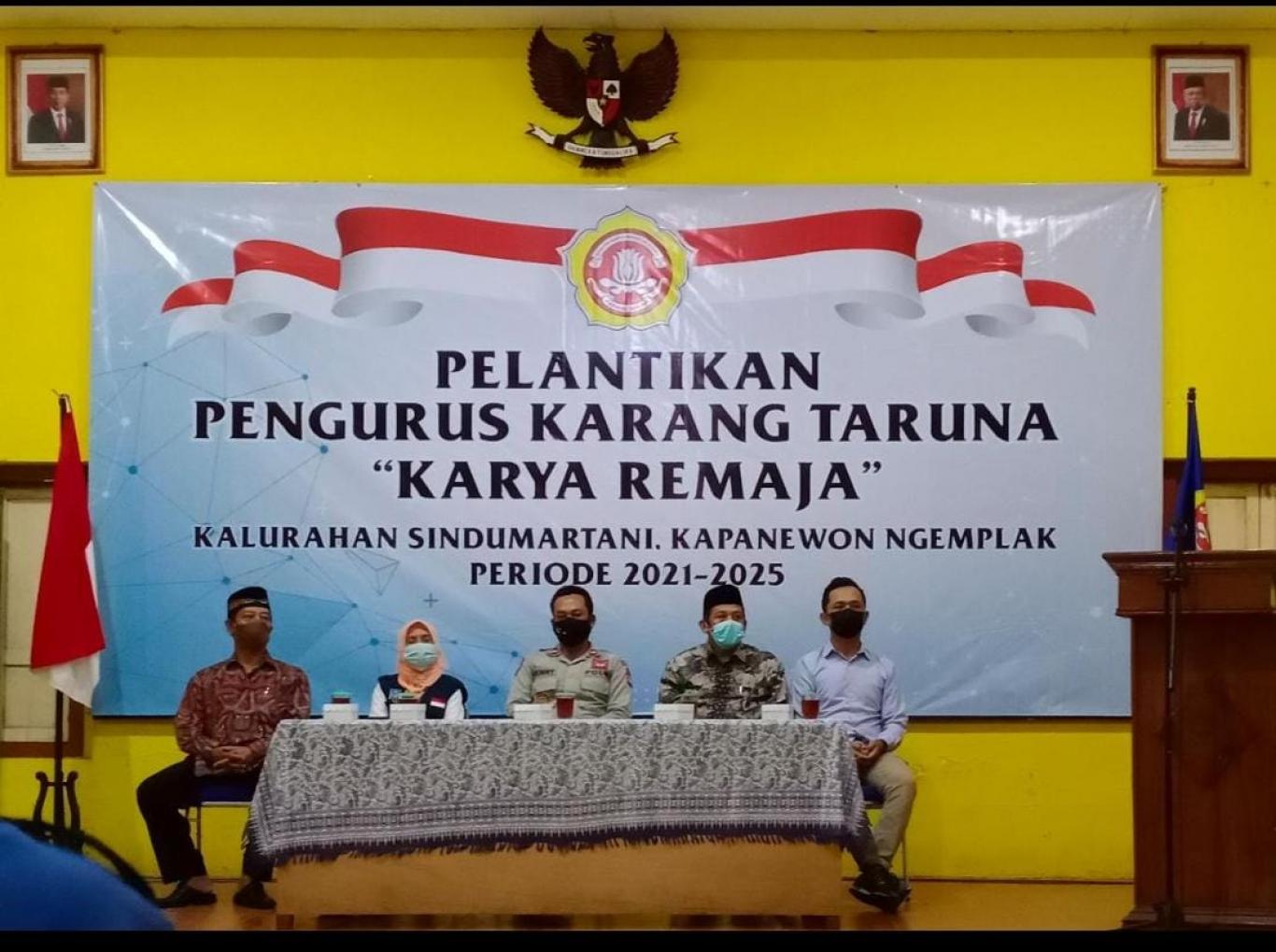 Pelantikan Pengurus Karang Taruna “Karya Remaja” Periode 2021-2025